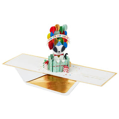 It's Your Day Puppy in Present 3D Pop-Up Birthday Card