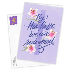 By His Love, We Are Redeemed Custom Easter Card