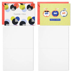 Archival Prints Assorted Blank Notes in Designed Box, Pack of 24