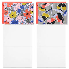 Archival Prints Assorted Blank Notes in Designed Box, Pack of 24