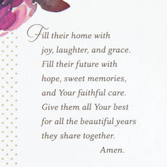A Wedding Day Prayer Religious Wedding Card
