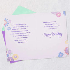 You Make the World Better Birthday Card for Friend