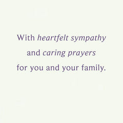 Healing Gifts for You Religious Sympathy Card