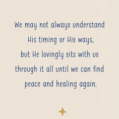 He Will Provide What You Need Religious Sympathy Card