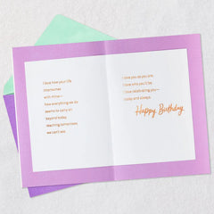 I Love Celebrating You Romantic Birthday Card