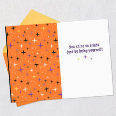 You Shine So Bright Halloween Card for Granddaughter