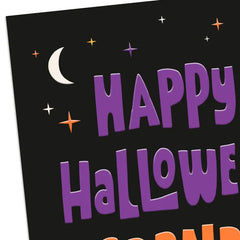 You Shine So Bright Halloween Card for Granddaughter
