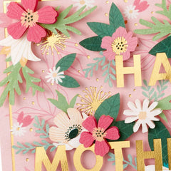 Lush Floral Garden Quilled Paper Handmade Mother's Day Card
