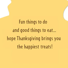 Fun Things to Do, Good Things to Eat Thanksgiving Card for Kids