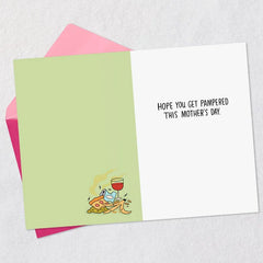 Breakfast in Bed Funny Mother's Day Card