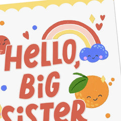 Hello, Big Sister New Baby Card