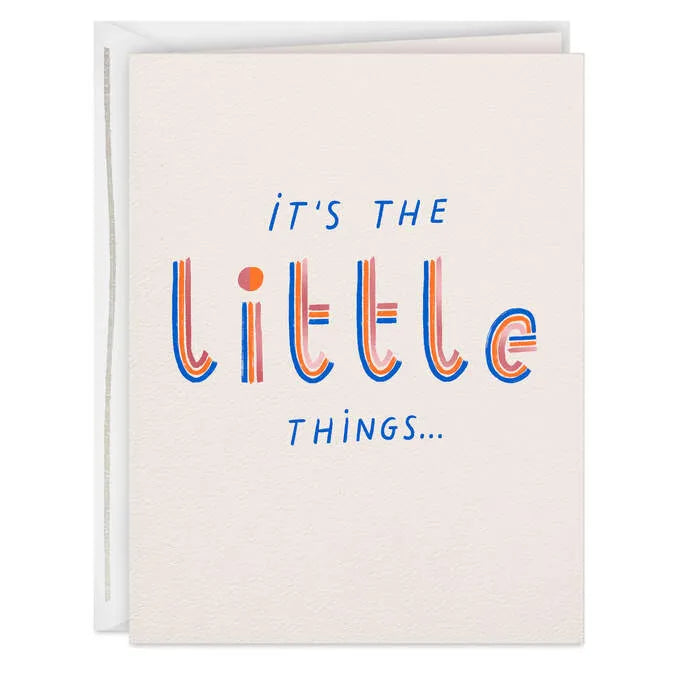 The Little Things Are the Big Things Thank-You Card