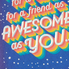 Awesome Friend Funny Pop-Up Birthday Card