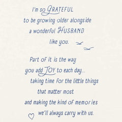 Blessed to Share Life With You Birthday Card for Husband