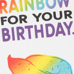 Rainbow Unicorn Poop Funny Birthday Card