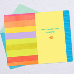 You Make School So Much Fun Thank-You Card for Teacher