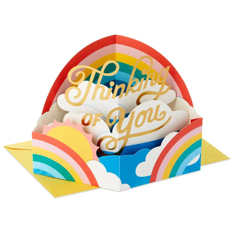 Sending Sunny Thoughts Your Way 3D Thinking of You Card