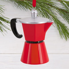 Coffee Moka Pot Hallmark Ornament