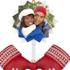 Merry Mittens Personalized Ornament, Custom Photo