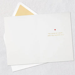 You Have My Heart Quilled Paper Handmade Love Card