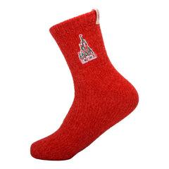 Hallmark + Disney Holiday Ever After Red Castle Crew Socks