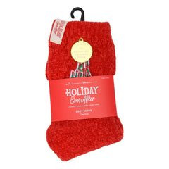 Hallmark + Disney Holiday Ever After Red Castle Crew Socks