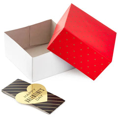 8" Square Happy Valentine's Day 2-Pack Gift Boxes