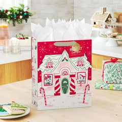 13" Hallmark + Disney Holiday Ever After Large Christmas Gift Bag