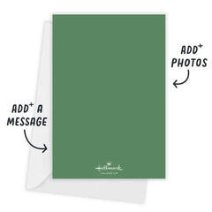 Merry and Bright Vertical Flat Christmas Photo Card