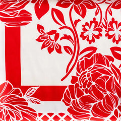 Sylvia Mollie Crimson and Cream Queen Fashion Scarf