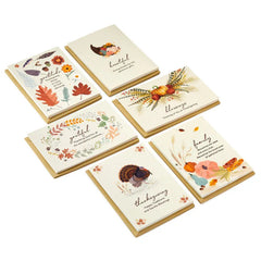 Faithful Harvest Assorted Thanksgiving Cards, Pack of 36