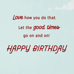 Love How You Live Your Adventure 90th Birthday Card