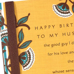 To the Good Guy I Depend On Romantic Birthday Card for Husband
