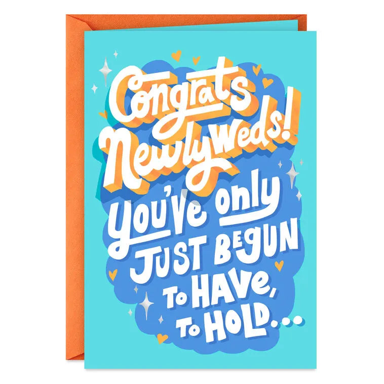 You've Only Just Begun Funny Wedding Card