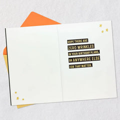 Never Move Your Face Funny Birthday Card