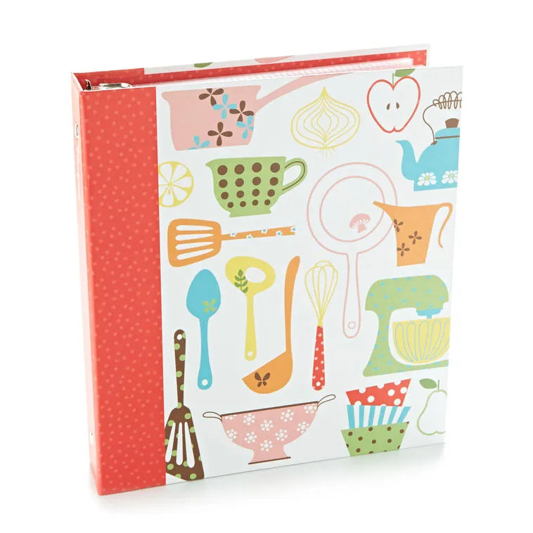 Retro Recipe Organizer Binder