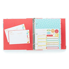Retro Recipe Organizer Binder