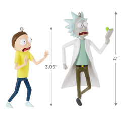 Rick and Morty Just Don't Think About It, Morty! Ornaments, Set of 2