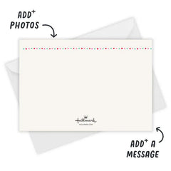 Hugs Rickrack Flat Holiday Photo Card