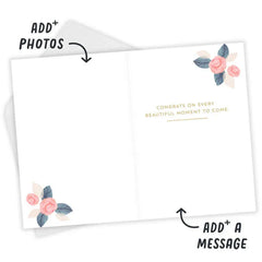 So Happy for You Engagement Photo Card