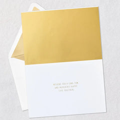 Wishing You An Incredibly Happy Life Together Wedding Card