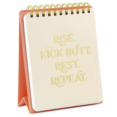 Kick Butt, Repeat Easel Notebook