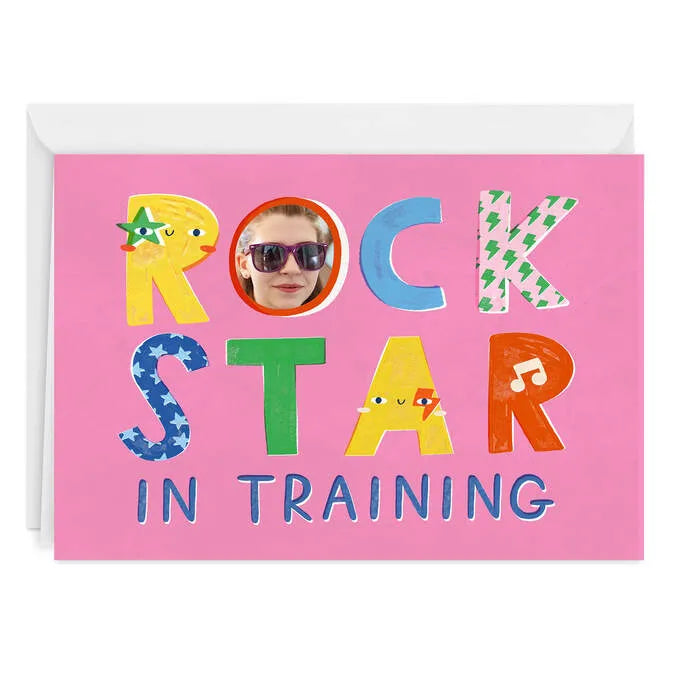 Rock Star in Training Custom Card