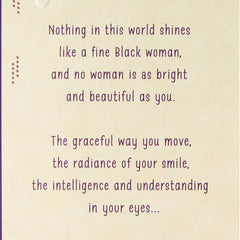 Beautiful, Bold, Beloved Birthday Card for Wife