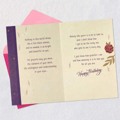 Beautiful, Bold, Beloved Birthday Card for Wife