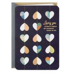 Loving and Celebrating You Romantic Birthday Card for Him