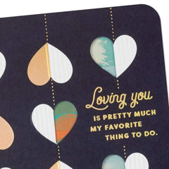 Loving and Celebrating You Romantic Birthday Card for Him