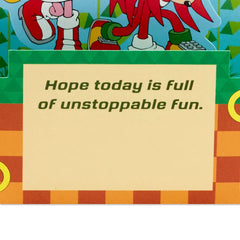 Sonic the Hedgehog™ Let the Good Times Roll 3D Pop-Up Birthday Card for Kids
