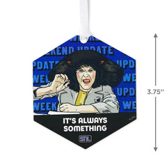 Saturday Night Live Roseanne Roseannadanna Metal Ornament