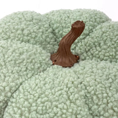 Sage Green Plush Fabric Pumpkin Fall Decoration